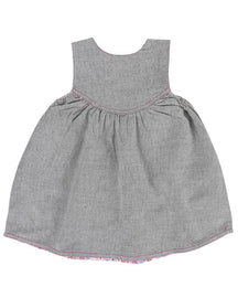 Reversible Pini Dress- Cat Face/ Ditsy