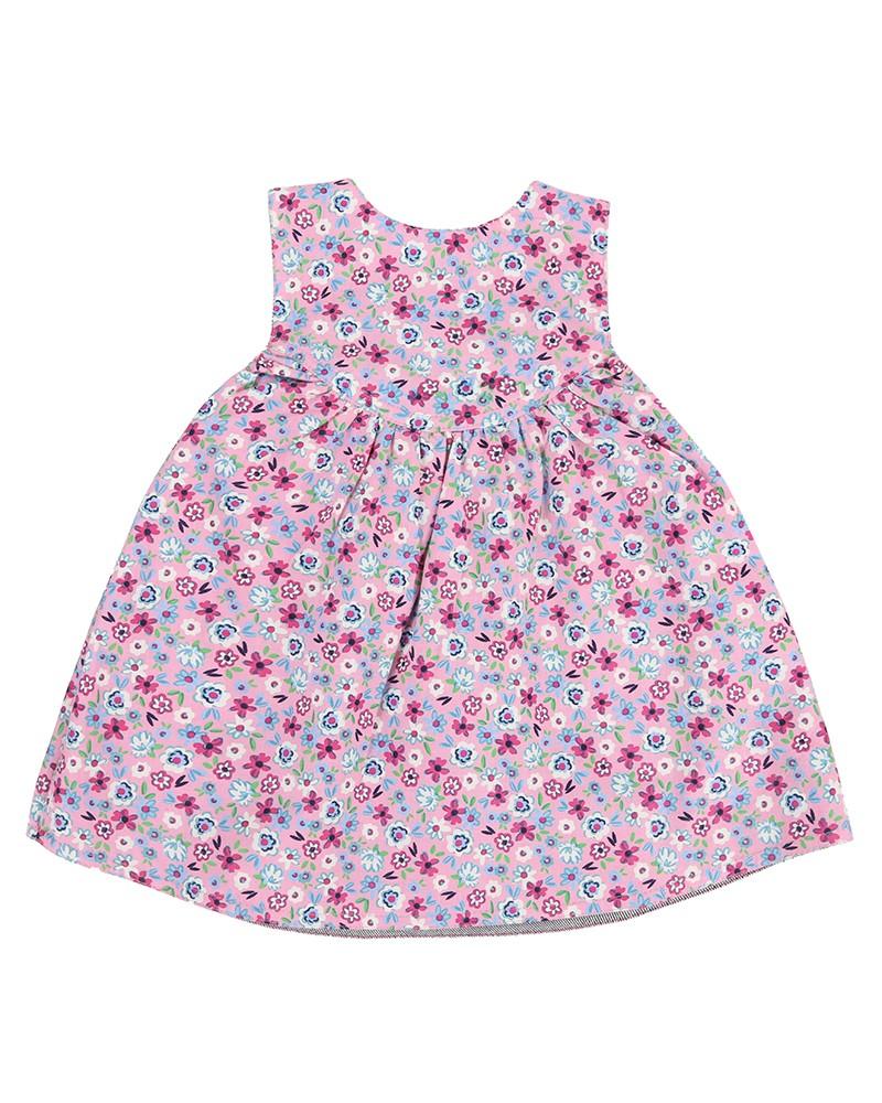 Reversible Pini Dress- Cat Face/ Ditsy