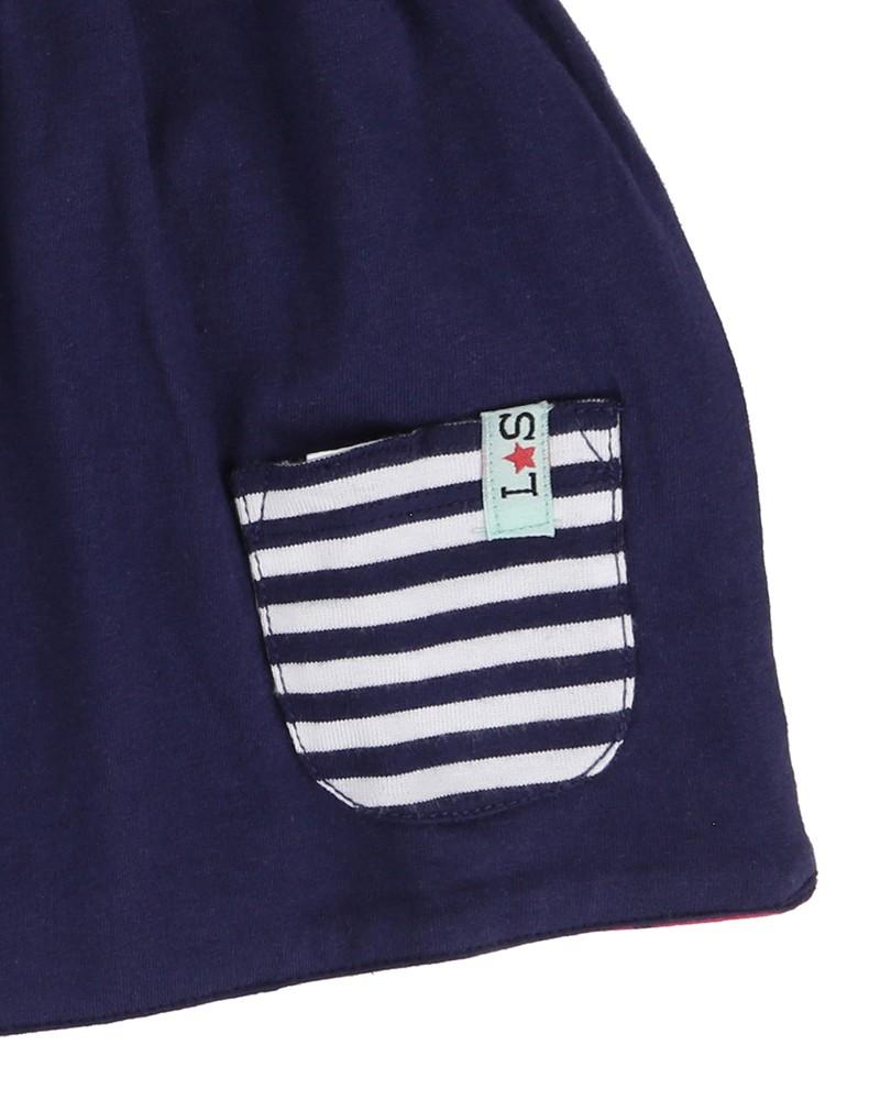 Reversible Pini- Navy/ Cat Aop