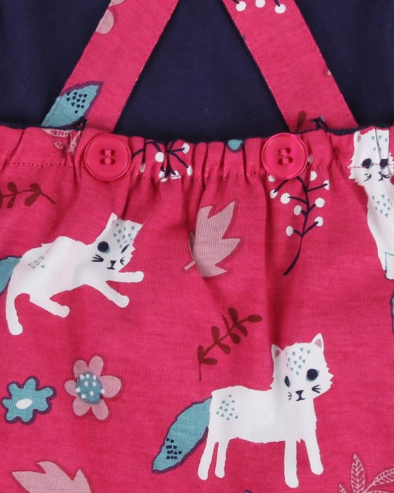 Reversible Pini- Navy/ Cat Aop