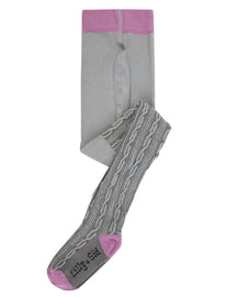 Cable Tights - Grey