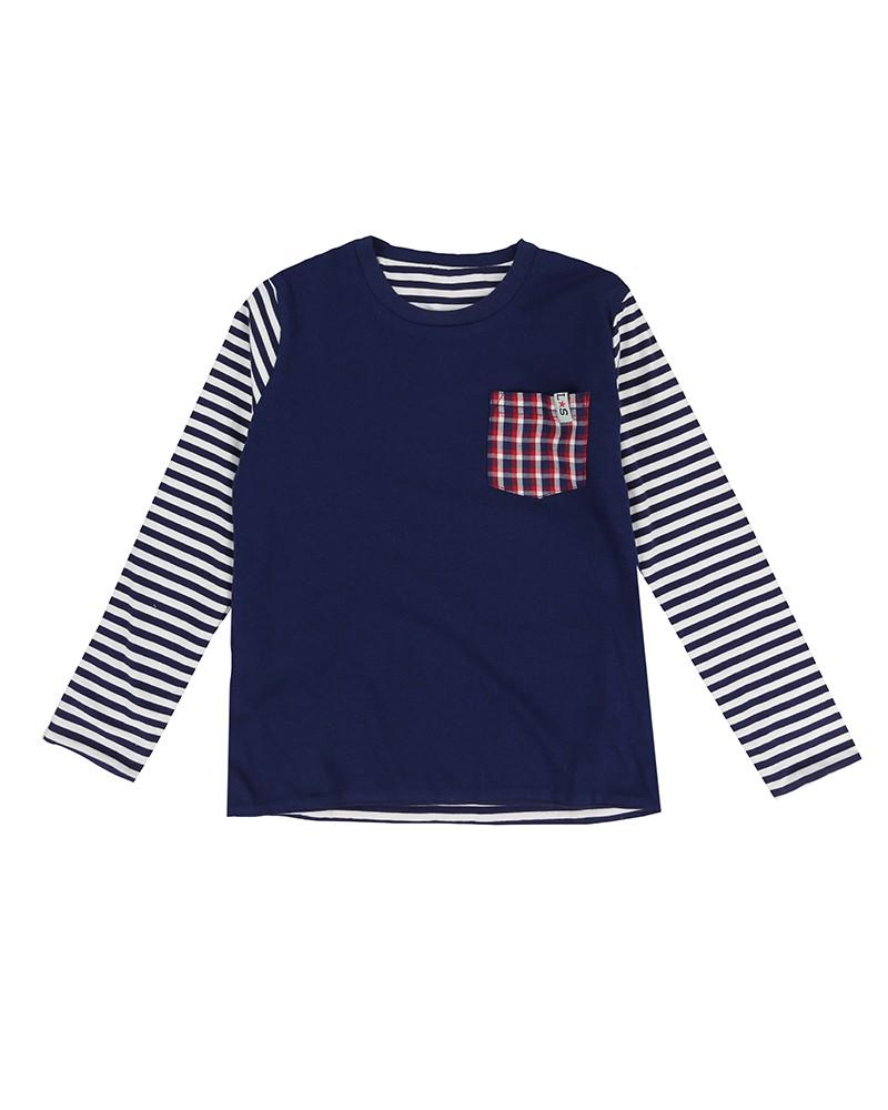 Reversible Top- Check Pocket