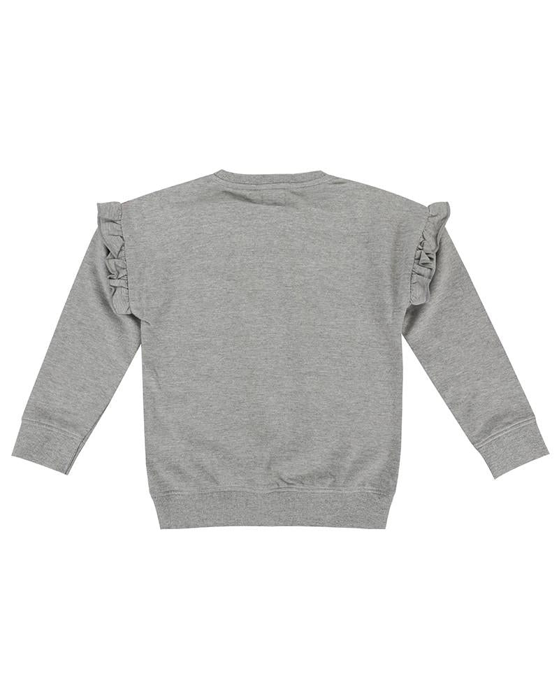 Bunny Face Sweatshirt- Grey