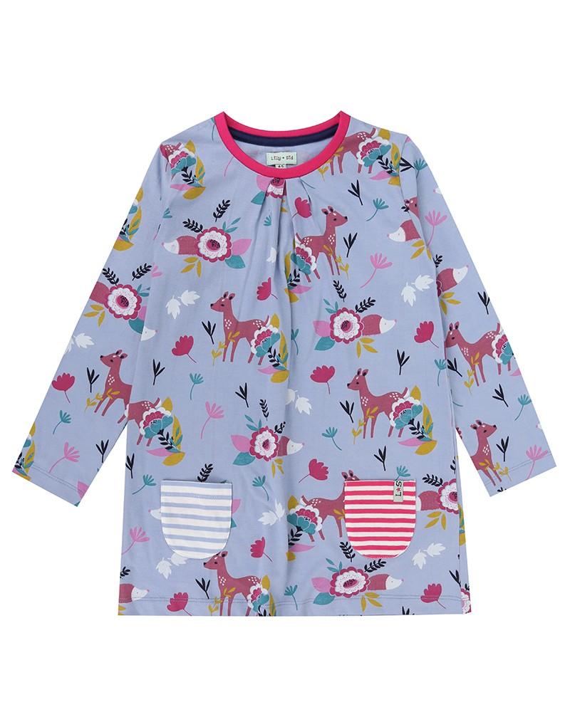 Blues Jersey Aop Dress