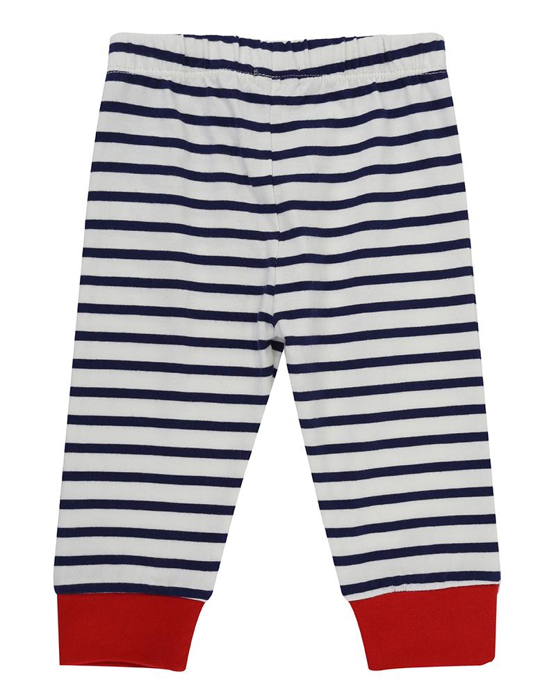 Stripe Leggings - Navy