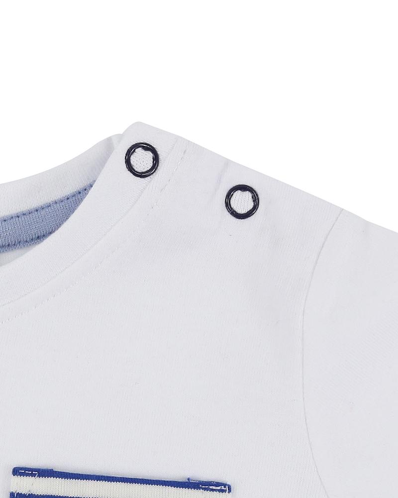 Classic Pocket T- White