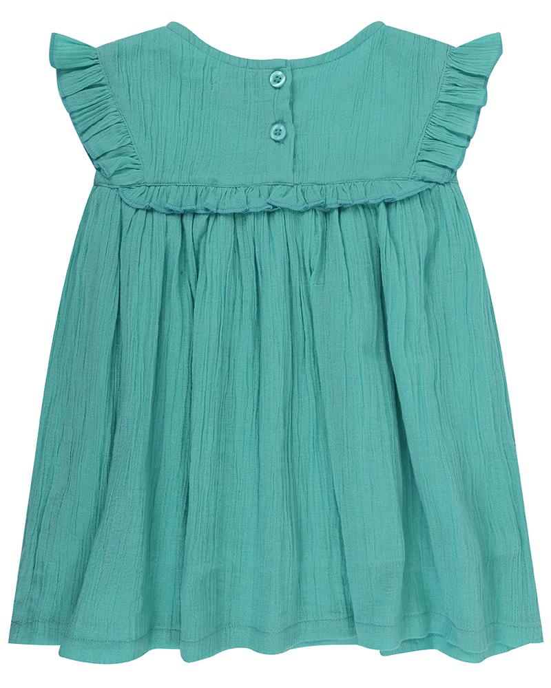 Mint Lace Trim Dress