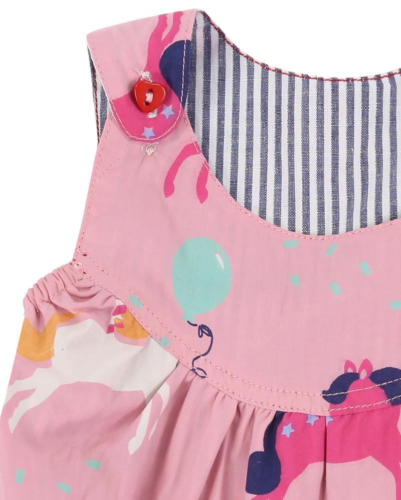 Reverse Woven Pini - Carousel/Stripe