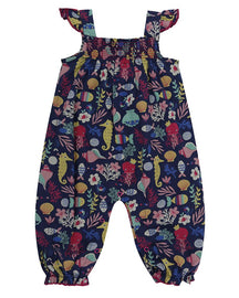 Sea Print Dungaree