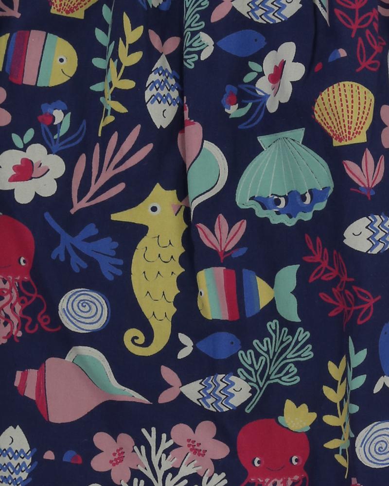 Sea Print Dungaree