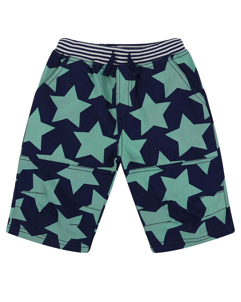 Printed Board Shorts- Stars