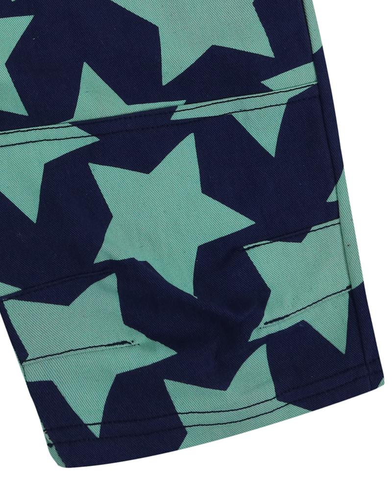 Printed Board Shorts- Stars