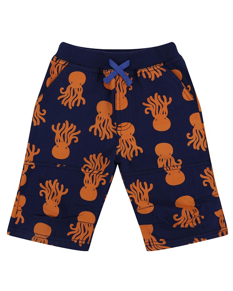 Printed Board Shorts- Octopus