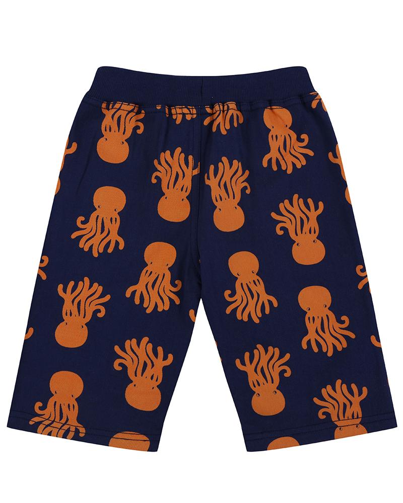 Printed Board Shorts- Octopus