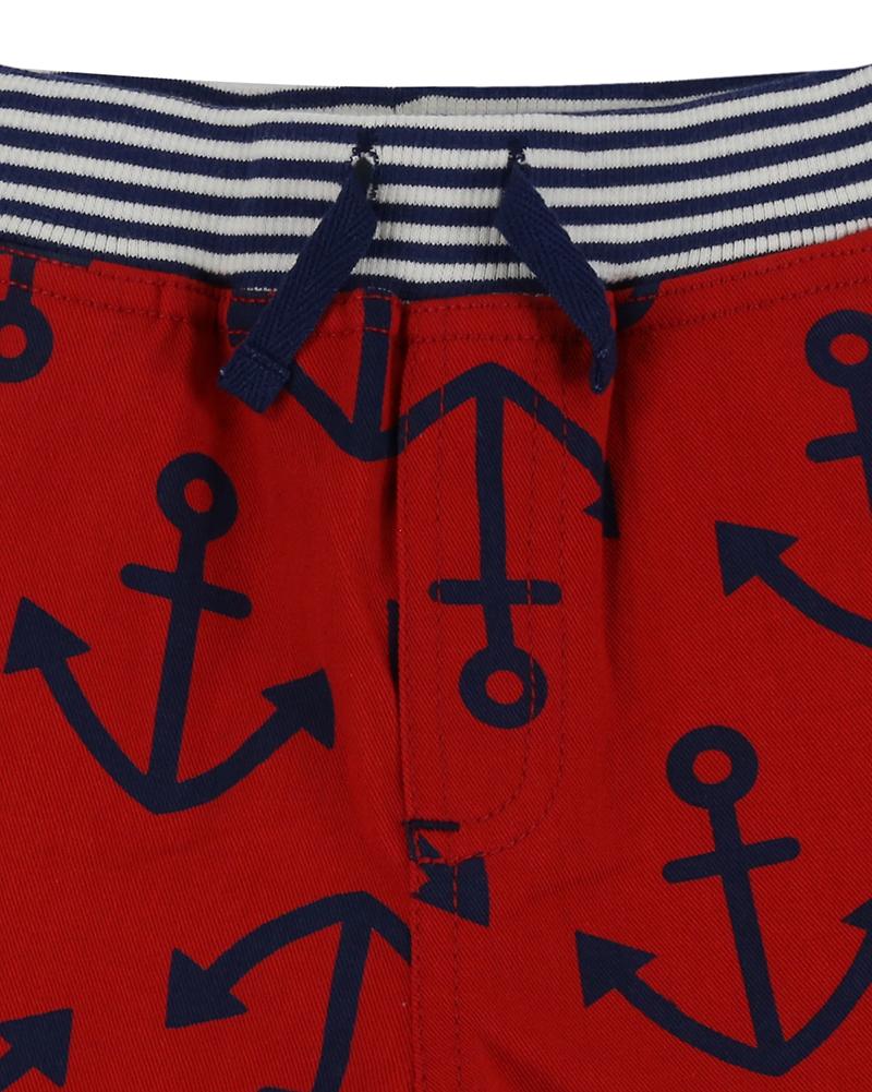 Printed Board Shorts- Anchor
