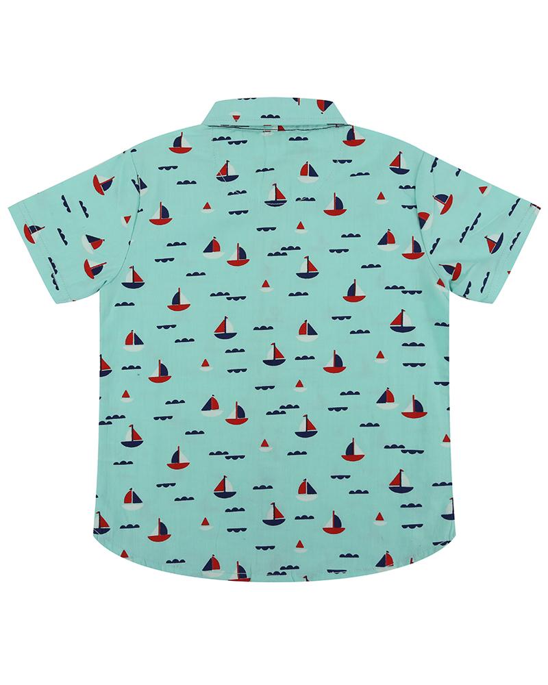 Ships Print Shirt