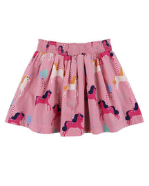 Woven Printed Skirt - Carousel
