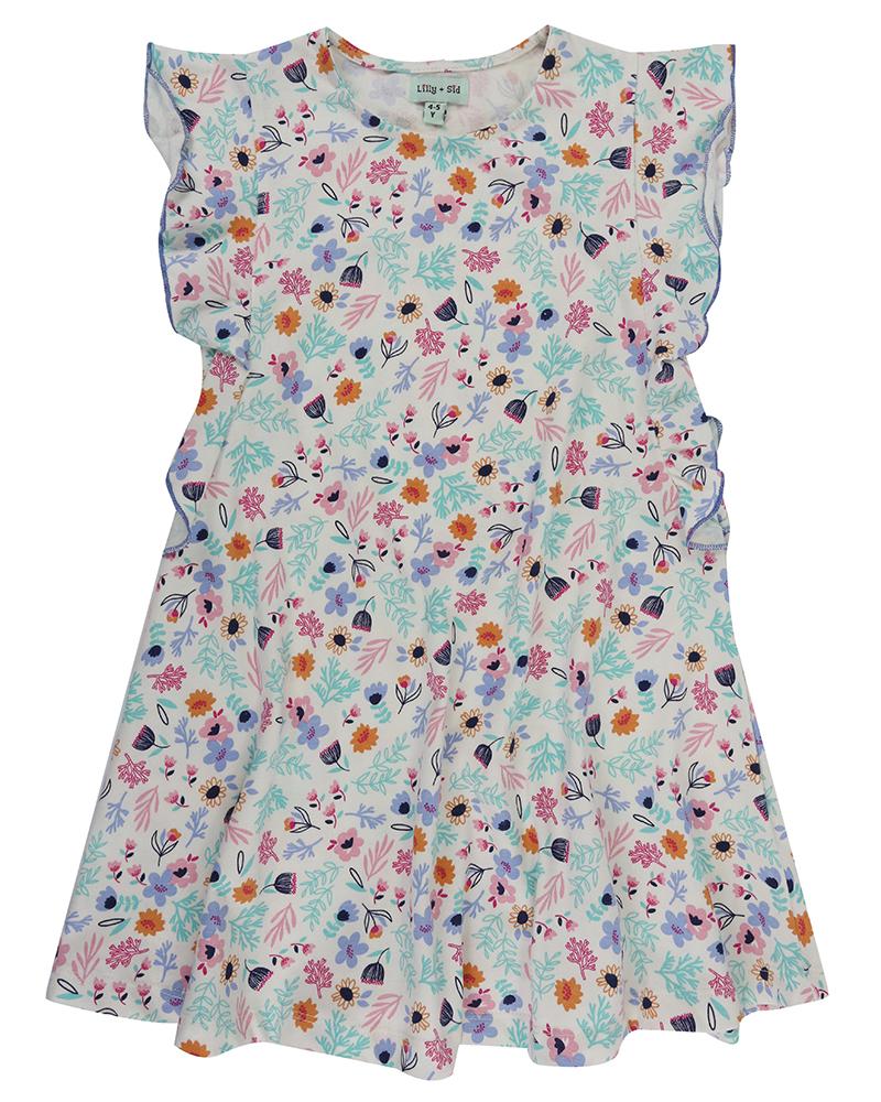 Jersey Shft Dress- Ditsy