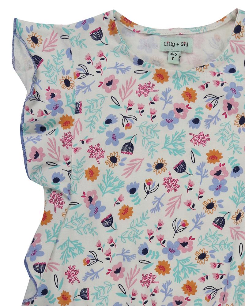 Jersey Shft Dress- Ditsy