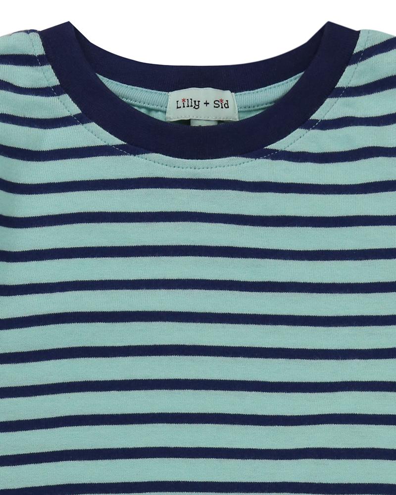 Print Mix Dress- Stripe/Ditsy