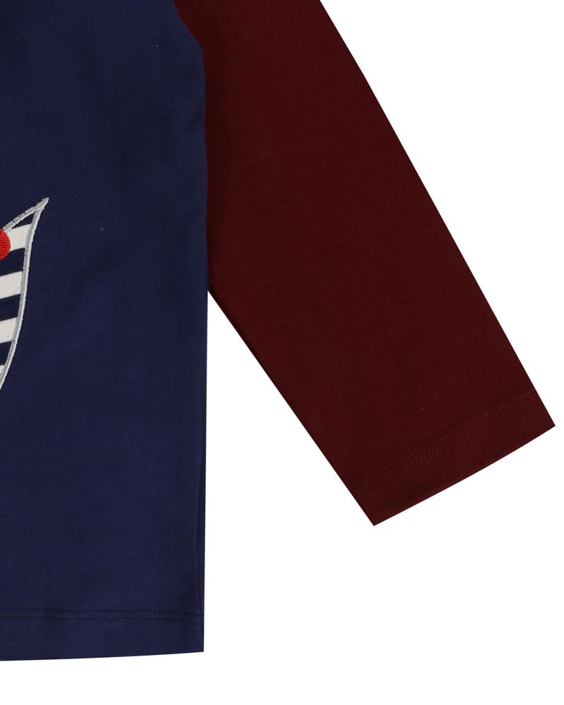 Dino Burger Applique Top