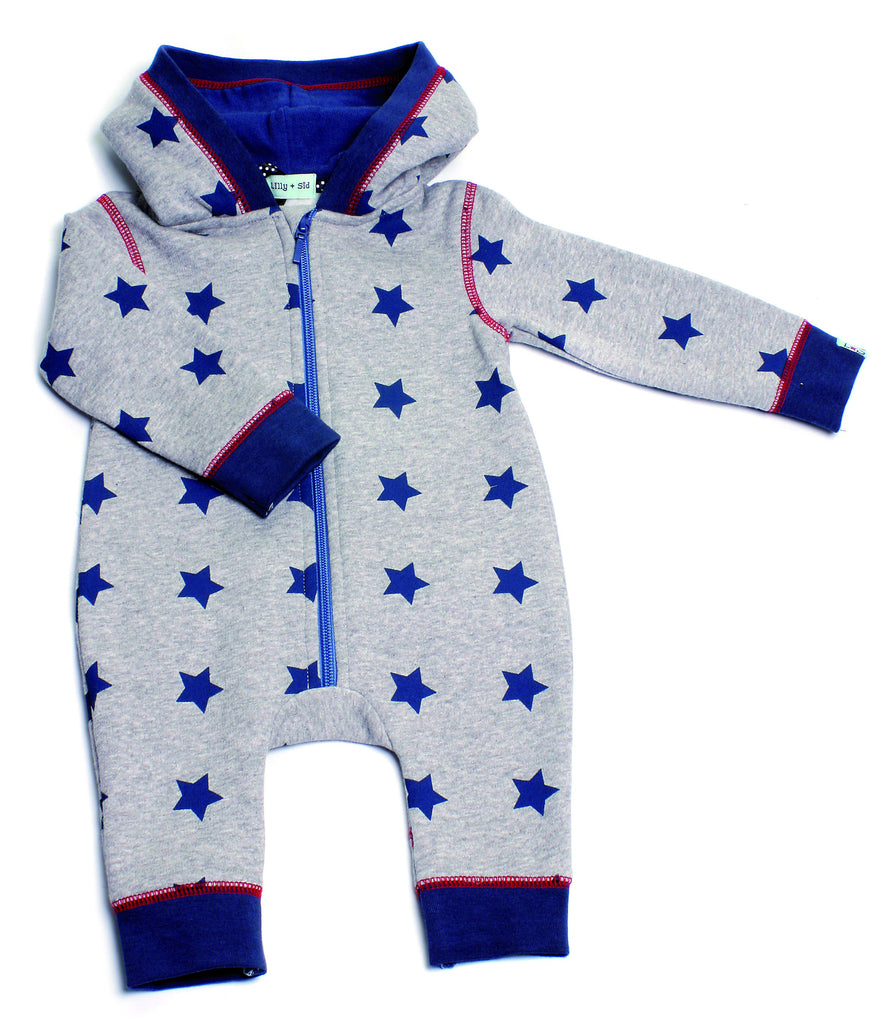 Baby Boys Hooded All In One Baby Suit