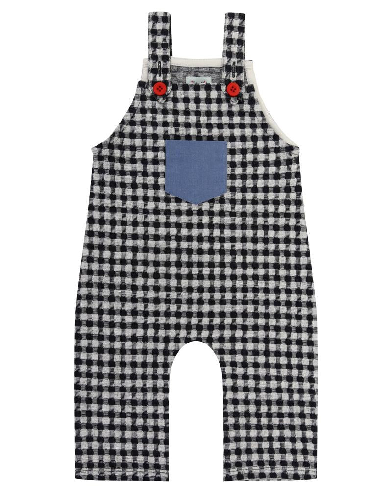 Jersey Dungarees- Check