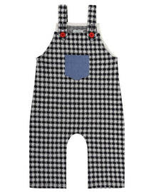 Jersey Dungarees- Check