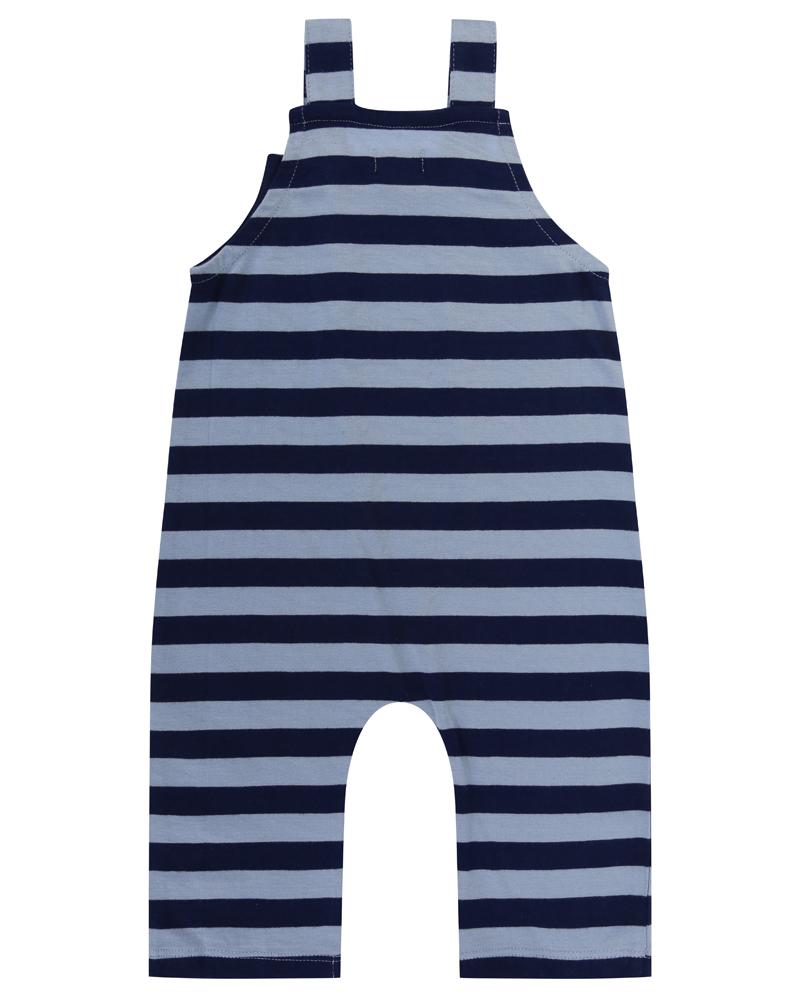 Jersey Dungarees- Blues Stripe