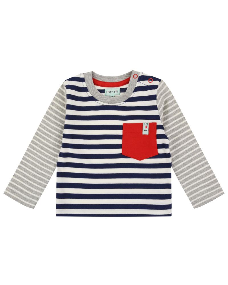 Stripe Top/ Flannel Trouser