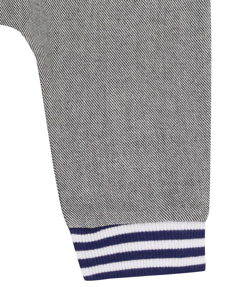 Stripe Top/ Flannel Trouser