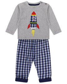 Rocket Check Reverse Trouser Set