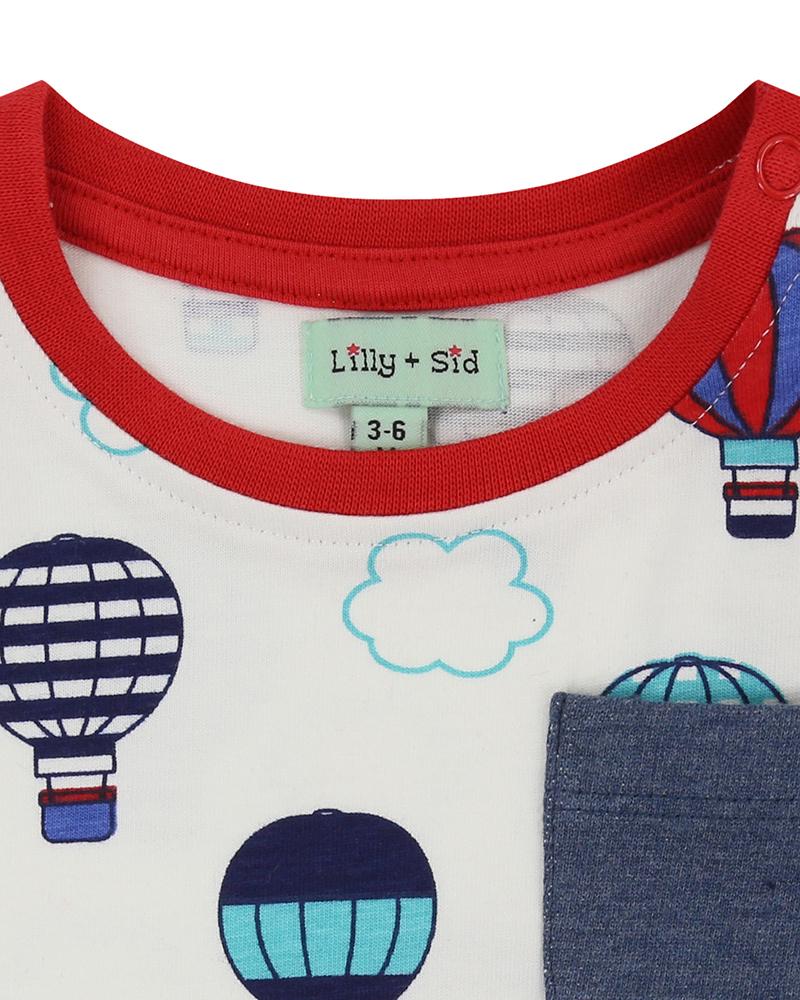Short Sleeve Playset- Balloon Print