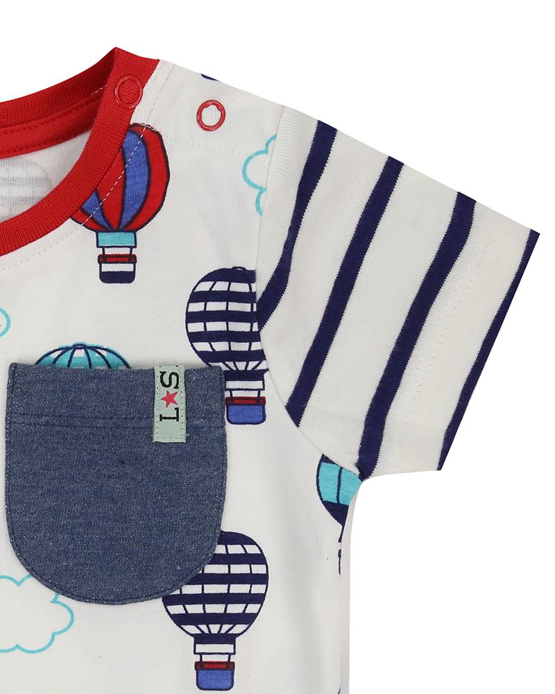 Short Sleeve Playset- Balloon Print