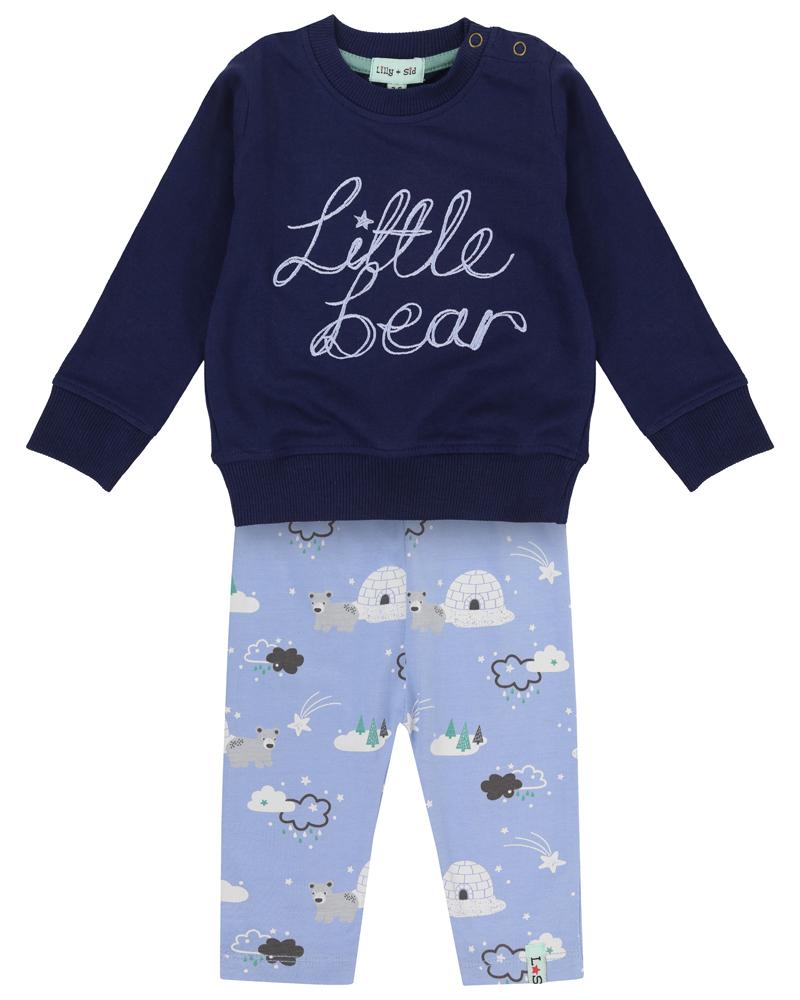 Little Star Sweat And Igloo Leggings Set