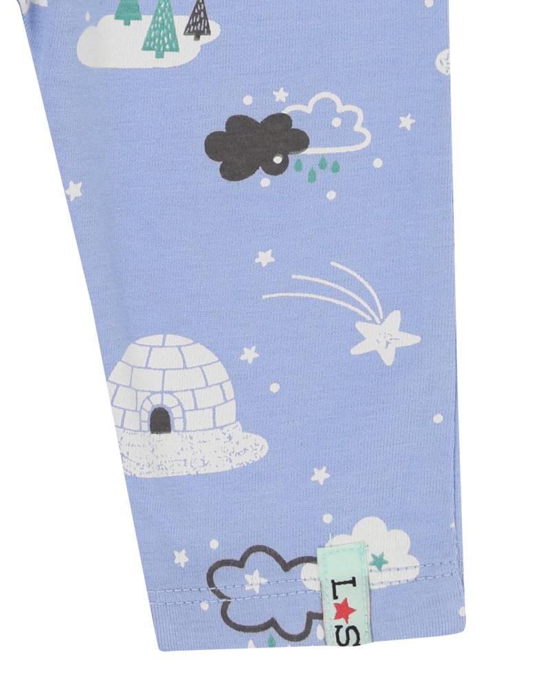 Little Star Sweat And Igloo Leggings Set