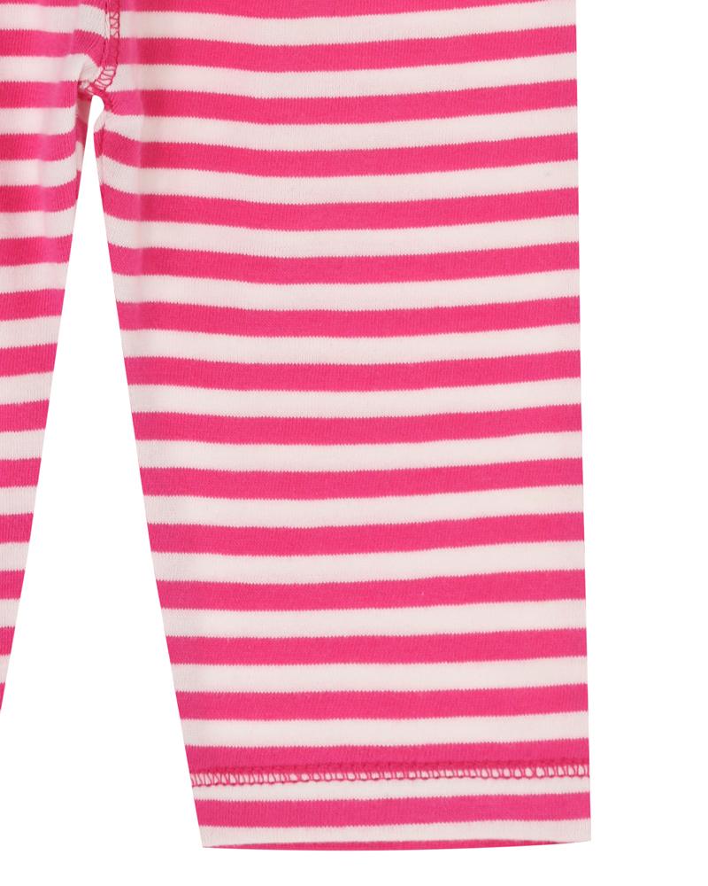 Pink Stripe Leggings