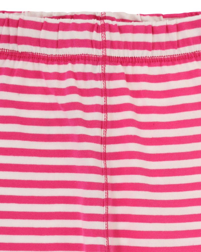 Pink Stripe Leggings