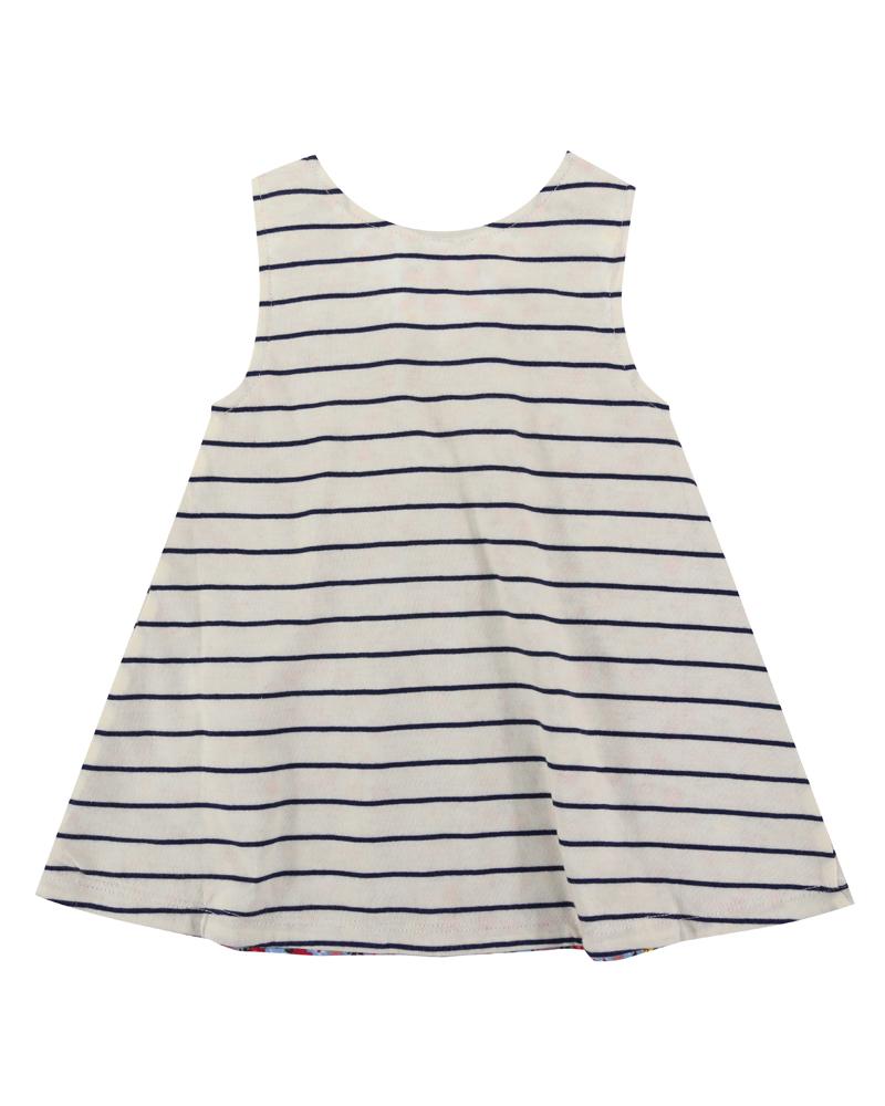 Reversible Pini -Stripe/Ditsy