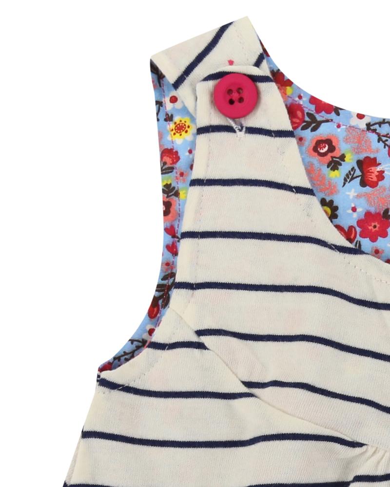 Reversible Pini -Stripe/Ditsy