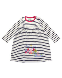 Swan Applique Jersey Dress