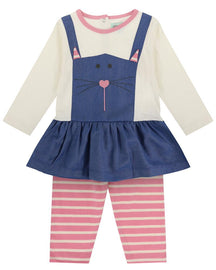 Cat Pini Dress And Leggings Set