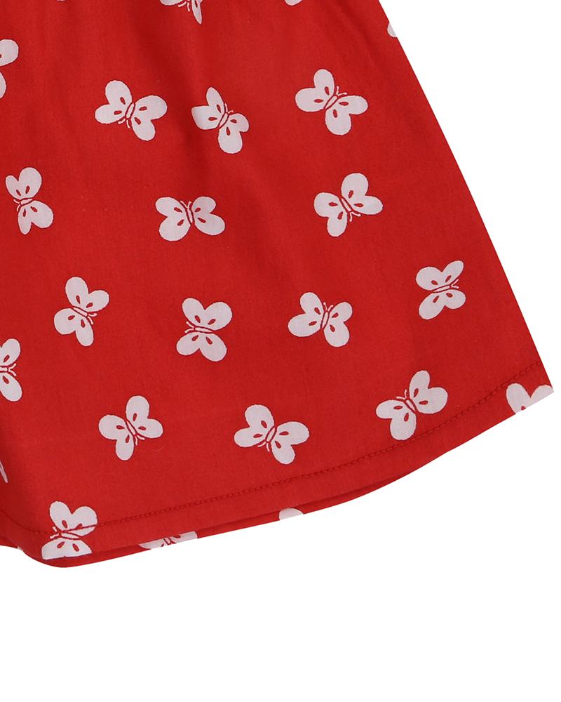Butterly Character Tunic And Shorts Set