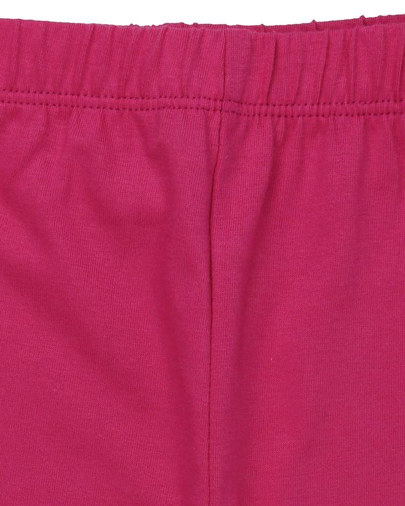 Chambray Skirt Dress Set- Flamingo Applique