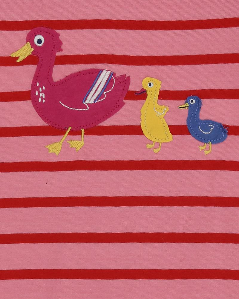 Applique Playsuit- Duck Family