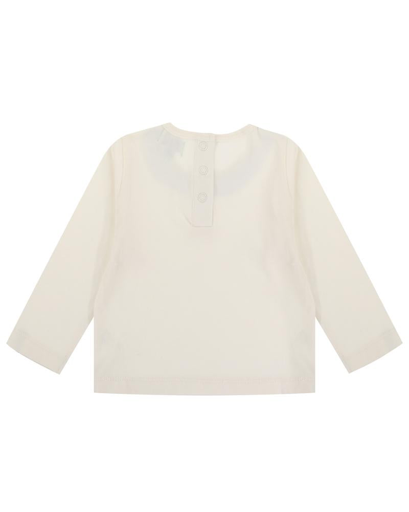 Frill Neck Top And Swan Leggings Set