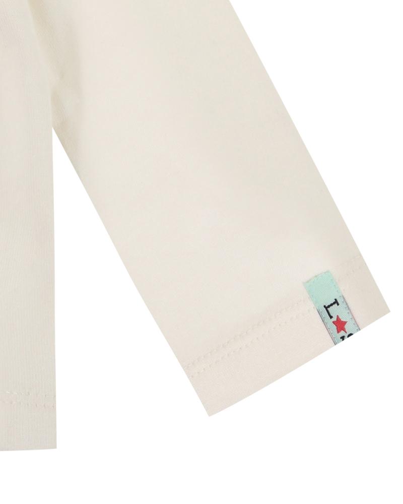 Frill Neck Top And Swan Leggings Set