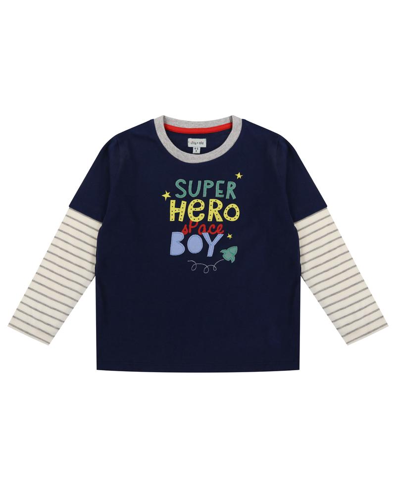 Super Hero Space Boy Top