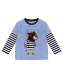 Headphones Bear Applique Top