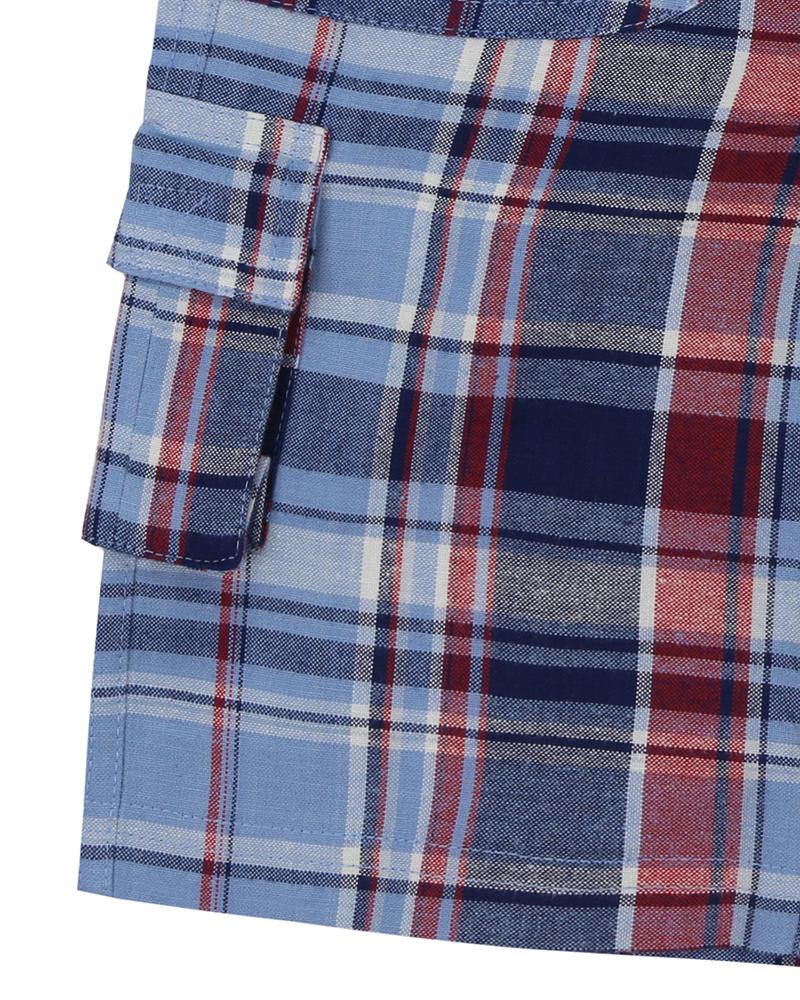 Woven Shorts- Check